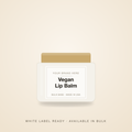 Candelilla + Vanilla Vegan Lip Balm bulk base, white label ready