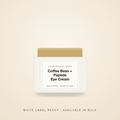 Coffee Bean + Peptide Eye Cream bulk base, white label ready