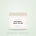 Cucumber + Green Tea Calming Gel bulk base, white label ready