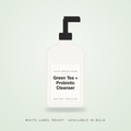 Green Tea + Probiotic Cream Cleanser bulk base, white label ready