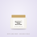 Magnesium + Ginger Warming Muscle Balm bulk base, white label ready