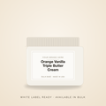Orange Vanilla Triple Butter Cream bulk base, white label ready